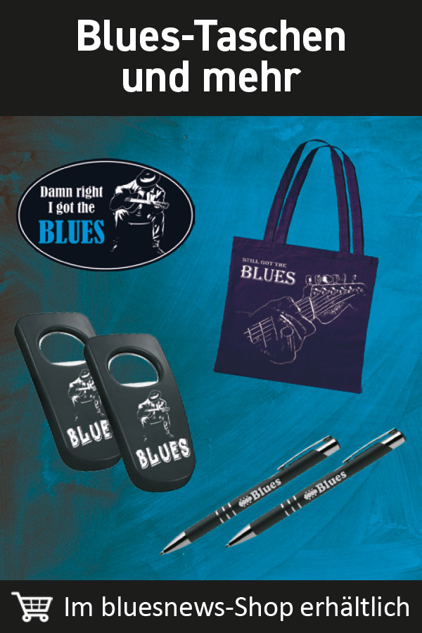 Blues-Aufkleber und mehr